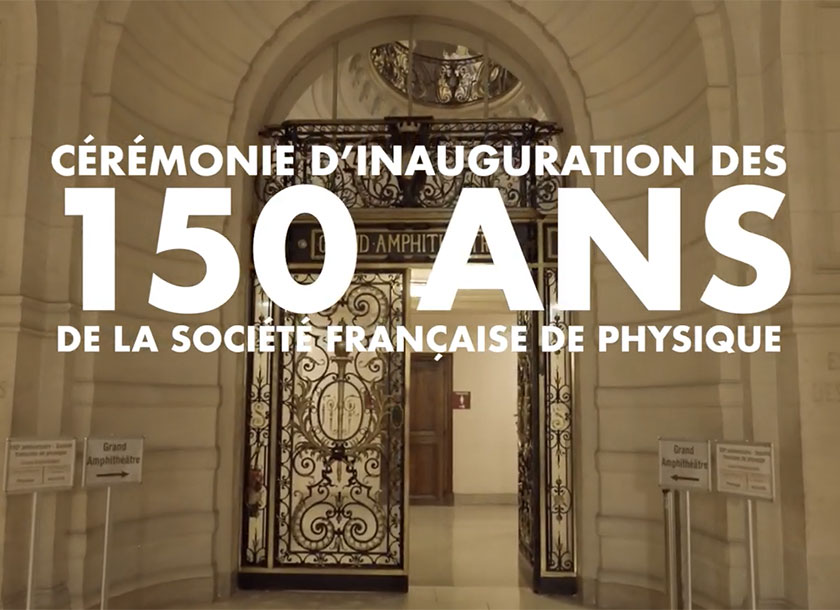 Cérémonie d'inauguration des 150 ans de la SFP