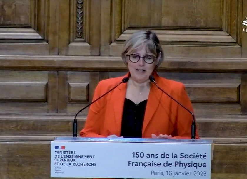 Discours de Mme la Ministre Sylvie Retailleau pour les 150 ans de la SFP