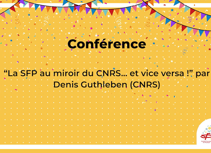 La SFP au miroir du CNRS... et vice versa !